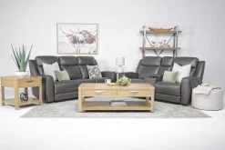 Mia 2 Power Sofa In Gray