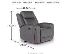 Mia Recliner In Gray