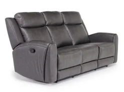 Mia Reclining Sofa & Console Loveseat In Gray