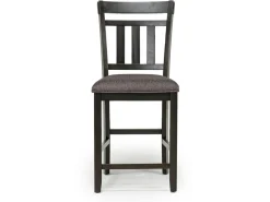 Miami Adjustable Dining Table & 4 Stools In Gray