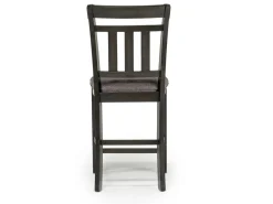 Miami Adjustable Dining Table & 4 Stools In Gray