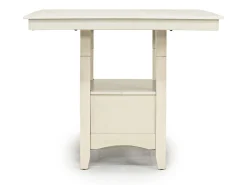 Miami Adjustable Dining Table & 4 Stools In Gray