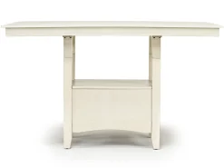 Miami Adjustable Dining Table & 4 Stools In Gray