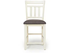 Miami Adjustable Dining Table & 4 Stools In Gray