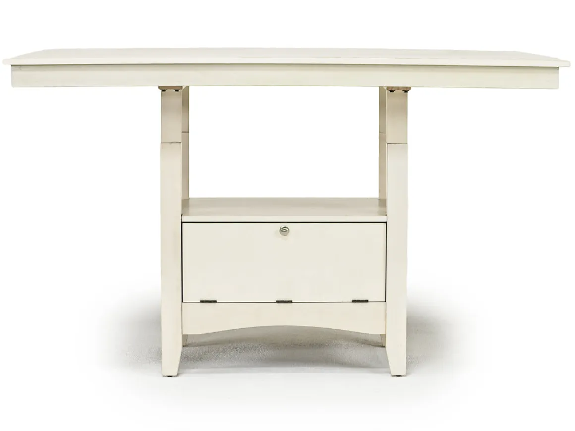 Miami Adjustable Dining Table, 4 Stools & Bench In Gray