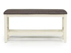 Miami Adjustable Dining Table, 4 Stools & Bench In Gray