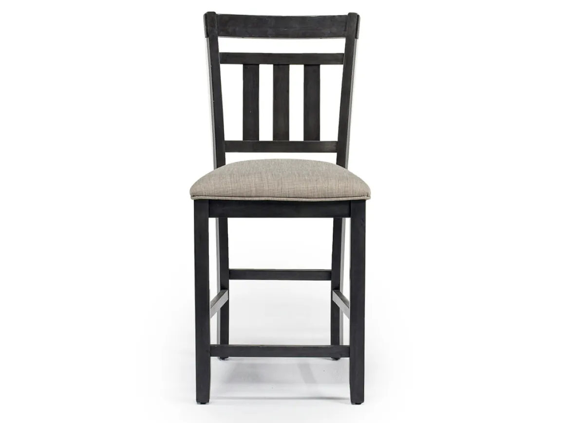 Miami Adjustable Dining Table, 4 Stools & Bench In Gray