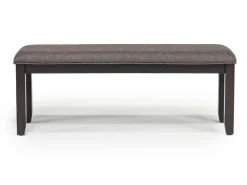 Miami Adjustable Dining Table, 4 Chairs & Bench In Gray