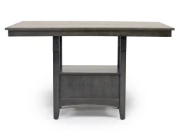Miami Adjustable Dining Table In Gray