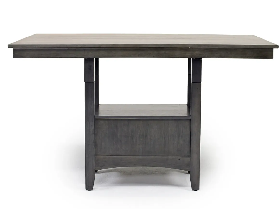 Miami Adjustable Dining Table In Gray