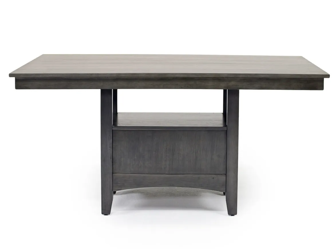 Miami Adjustable Dining Table In Gray