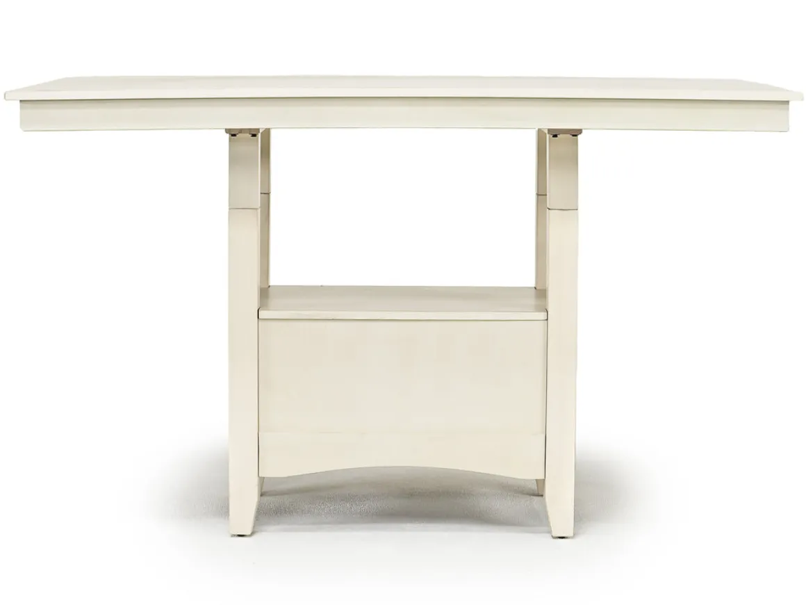 Miami Adjustable Dining Table In Gray