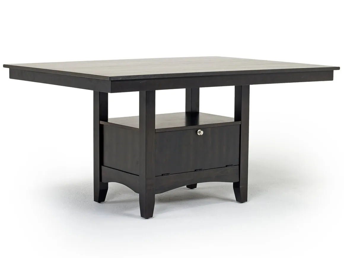 Miami Adjustable Dining Table In Gray