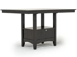 Miami Adjustable Dining Table In Gray