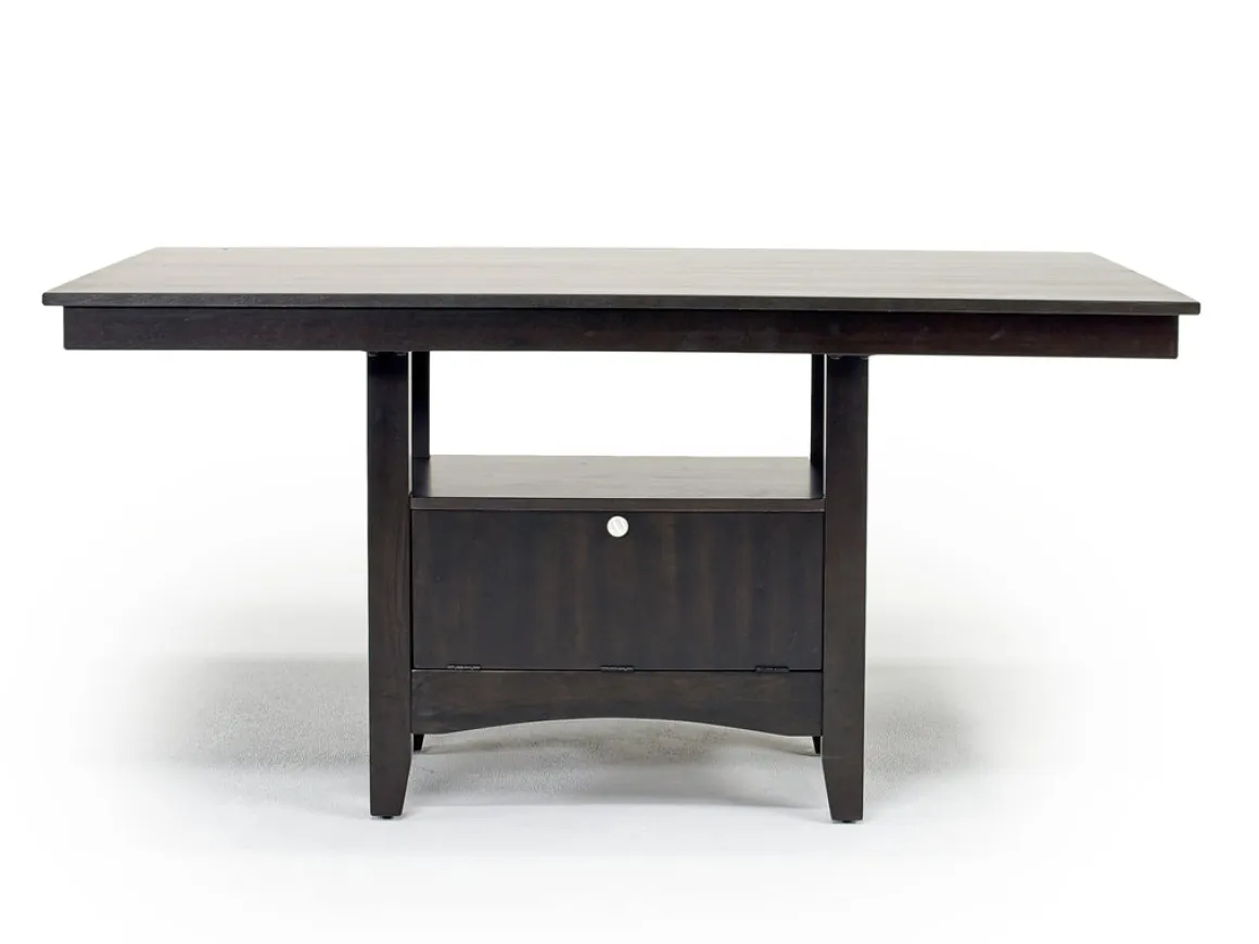 Miami Adjustable Dining Table In Gray