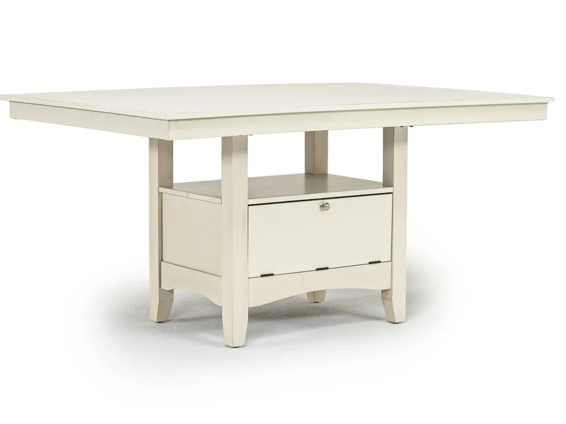Miami Adjustable Dining Table In Gray