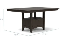 Miami Adjustable Dining Table In Gray