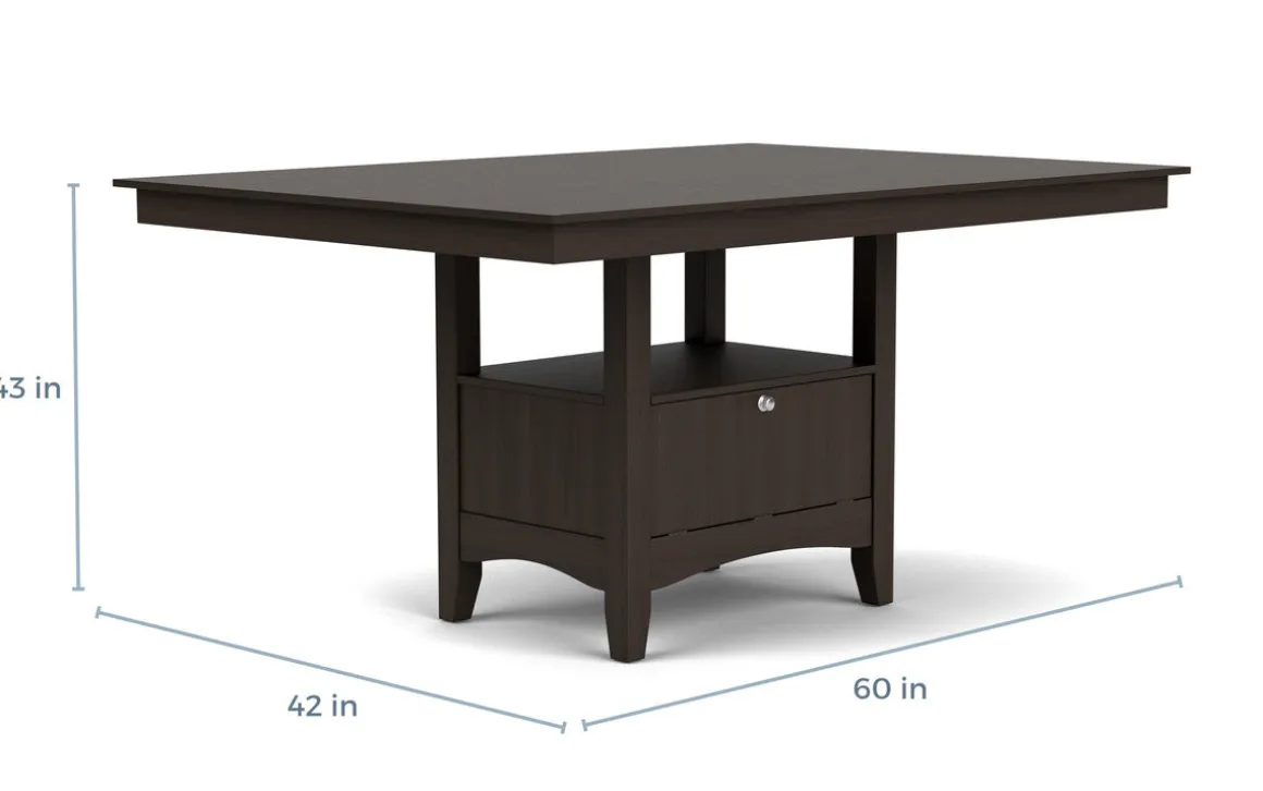 Miami Adjustable Dining Table In Gray
