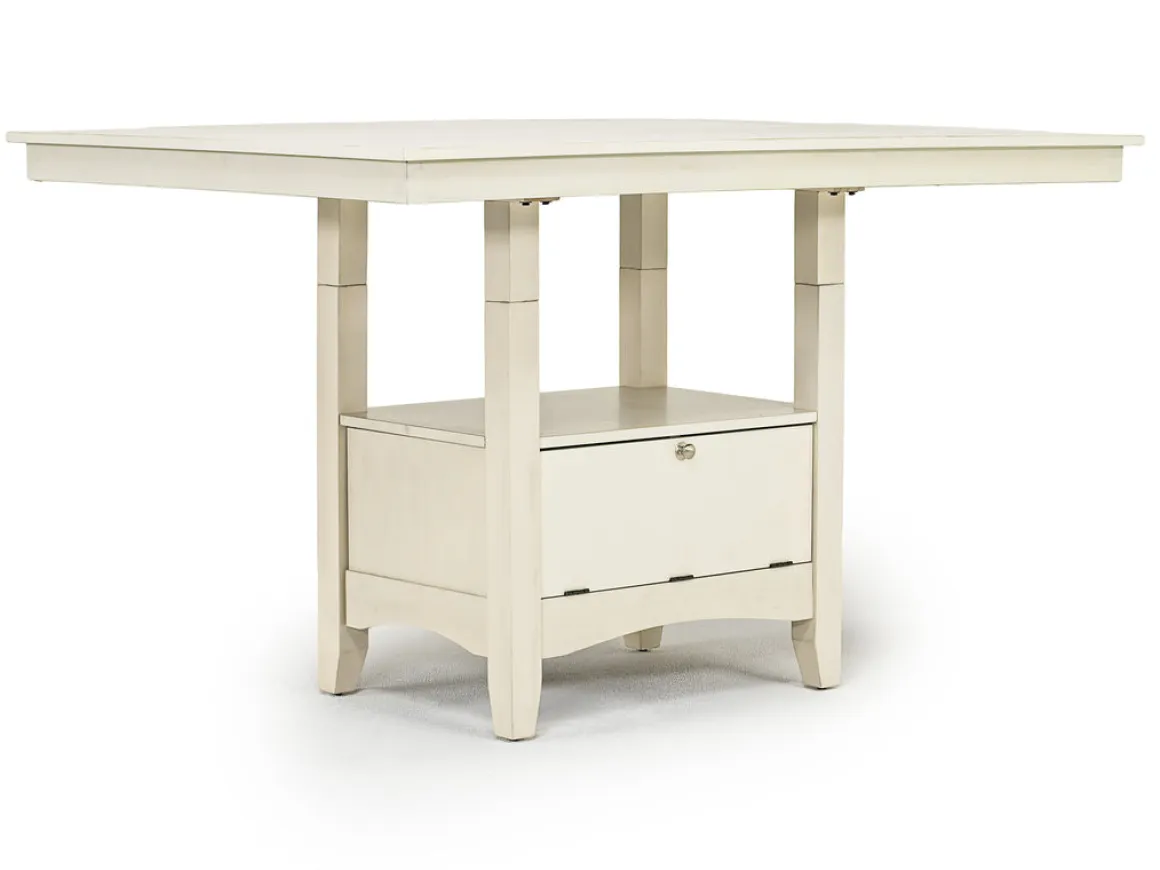 Miami Adjustable Dining Table In Gray