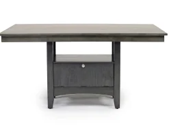 Miami Adjustable Dining Table In Gray