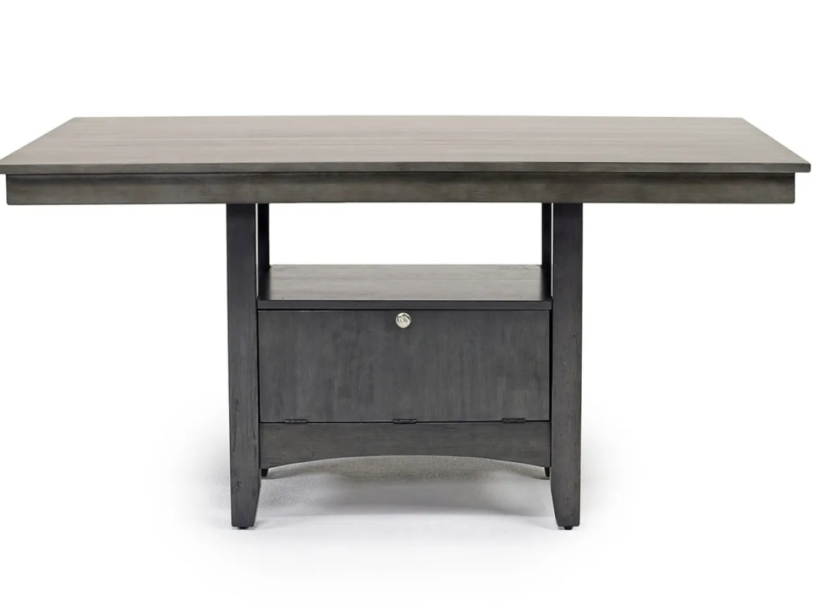 Miami Adjustable Dining Table In Gray