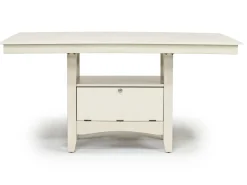 Miami Adjustable Dining Table In Gray