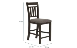 Miami Counter Height Stool In Gray