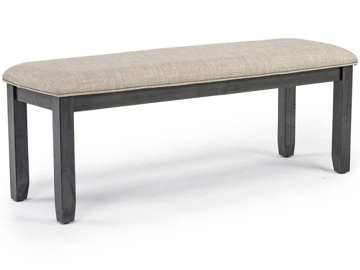 Miami Dining Bench In Gray
