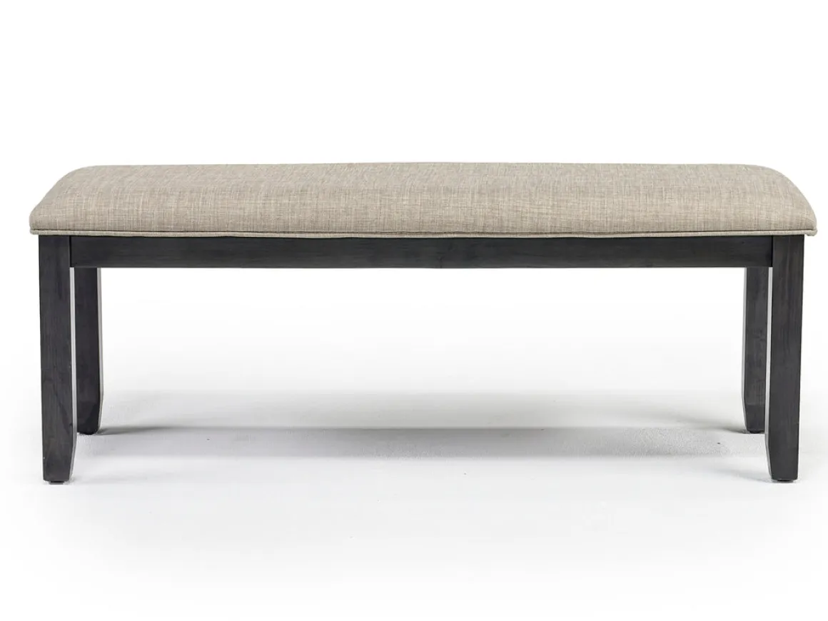 Miami Dining Bench In Gray