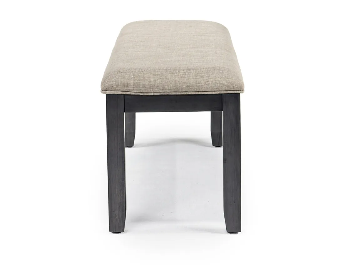 Miami Dining Bench In Gray