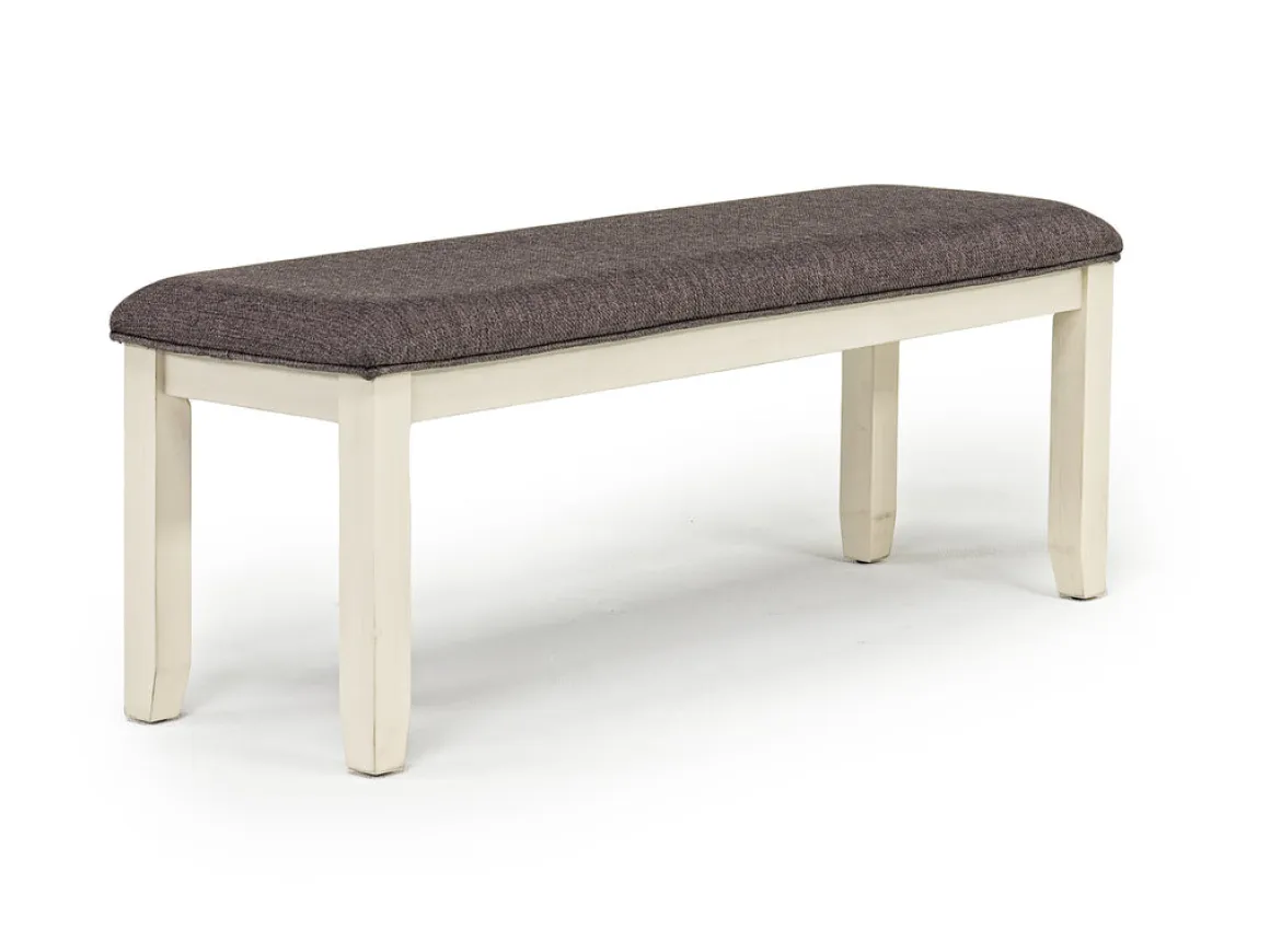 Miami Dining Bench In Gray