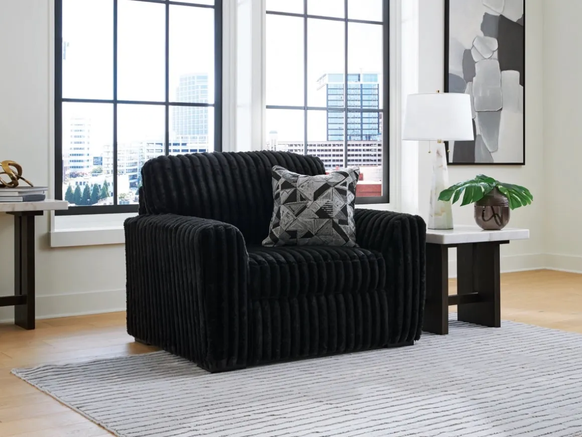 Midnight Madness Chair In Onyx