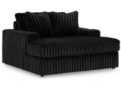 Midnight Madness Chaise In Onyx