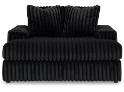 Midnight Madness Chaise In Onyx