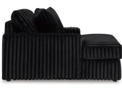 Midnight Madness Chaise In Onyx