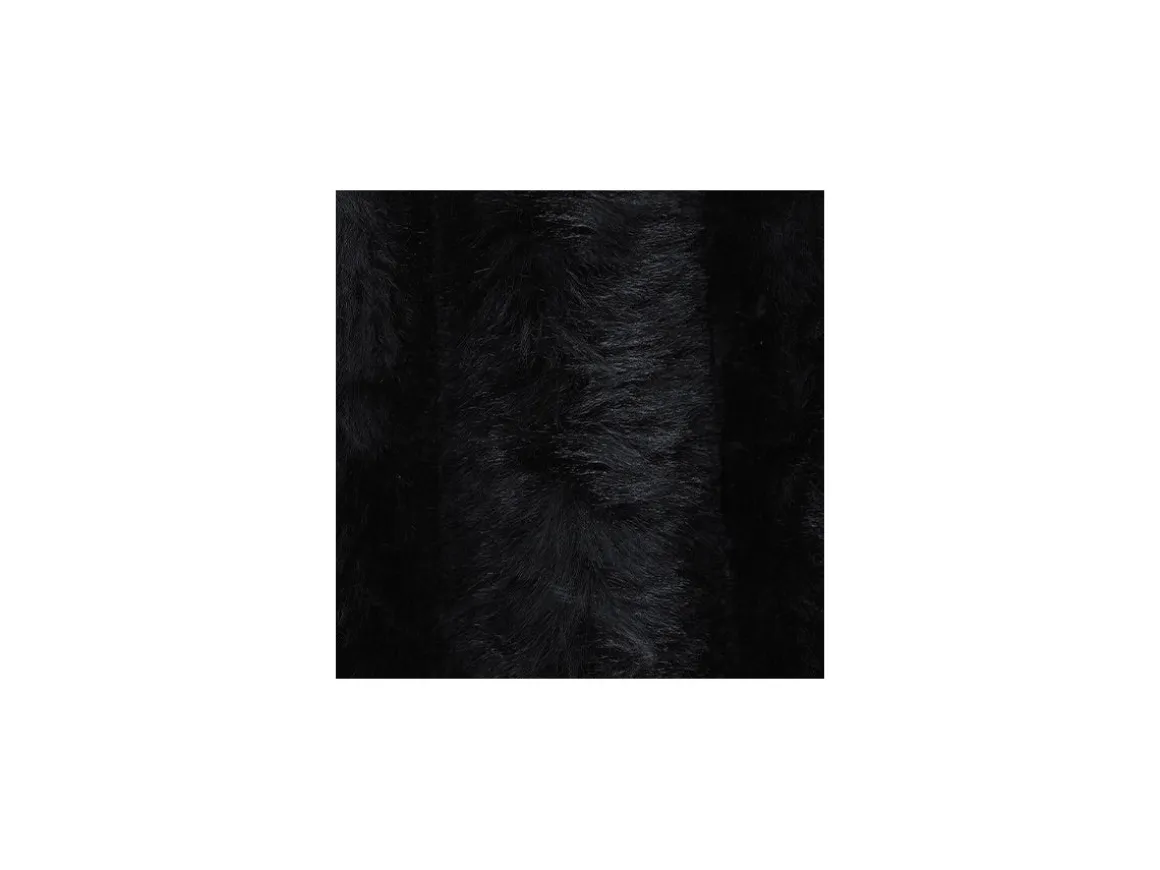 Midnight Madness Ottoman In Onyx