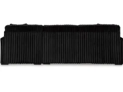 Midnight Madness Sofa Chaise Sectional In Onyx, Left Facing