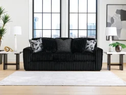 Midnight Madness Sofa In Onyx
