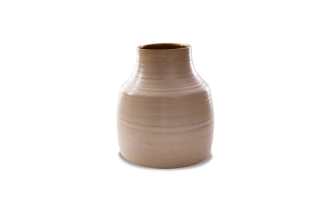 Millcott Large Vase In Tan