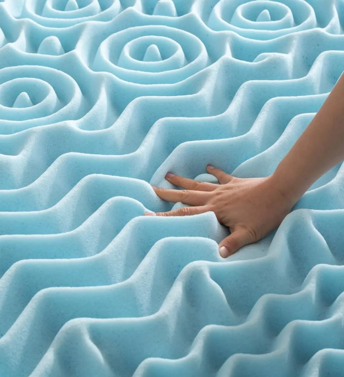 Mlily 3 Inch Gel Infused 5 Zone Mattress Topper, Twin