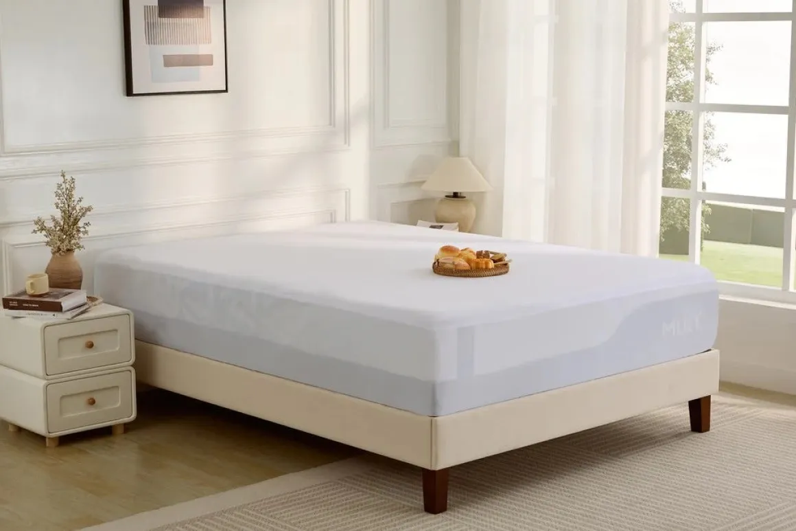Mlily 5-Sided Rayon Bamboo Mattress Protector, Twin