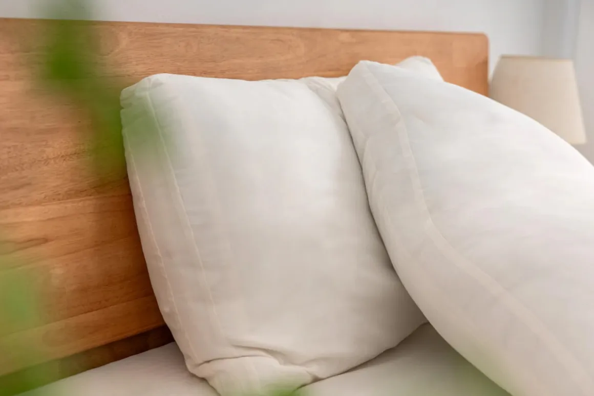 Mlily Soft Wash Pillow In White, Queen