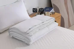 Mlily Super Cooling Duvet Insert In White, Queen