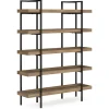 Montia Bookcase In Brown/Gray