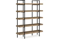 Montia Bookcase In Brown/Gray