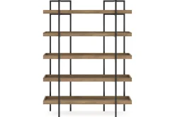Montia Bookcase In Brown/Gray