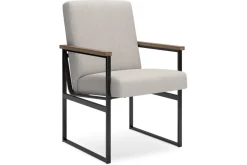 Montia Desk Chair In Light Brown/Gray