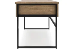 Montia Office Desk In Brown/Gray
