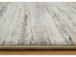 Nace Abstract Rug In Gray/Taupe/White, 5’ X 7’