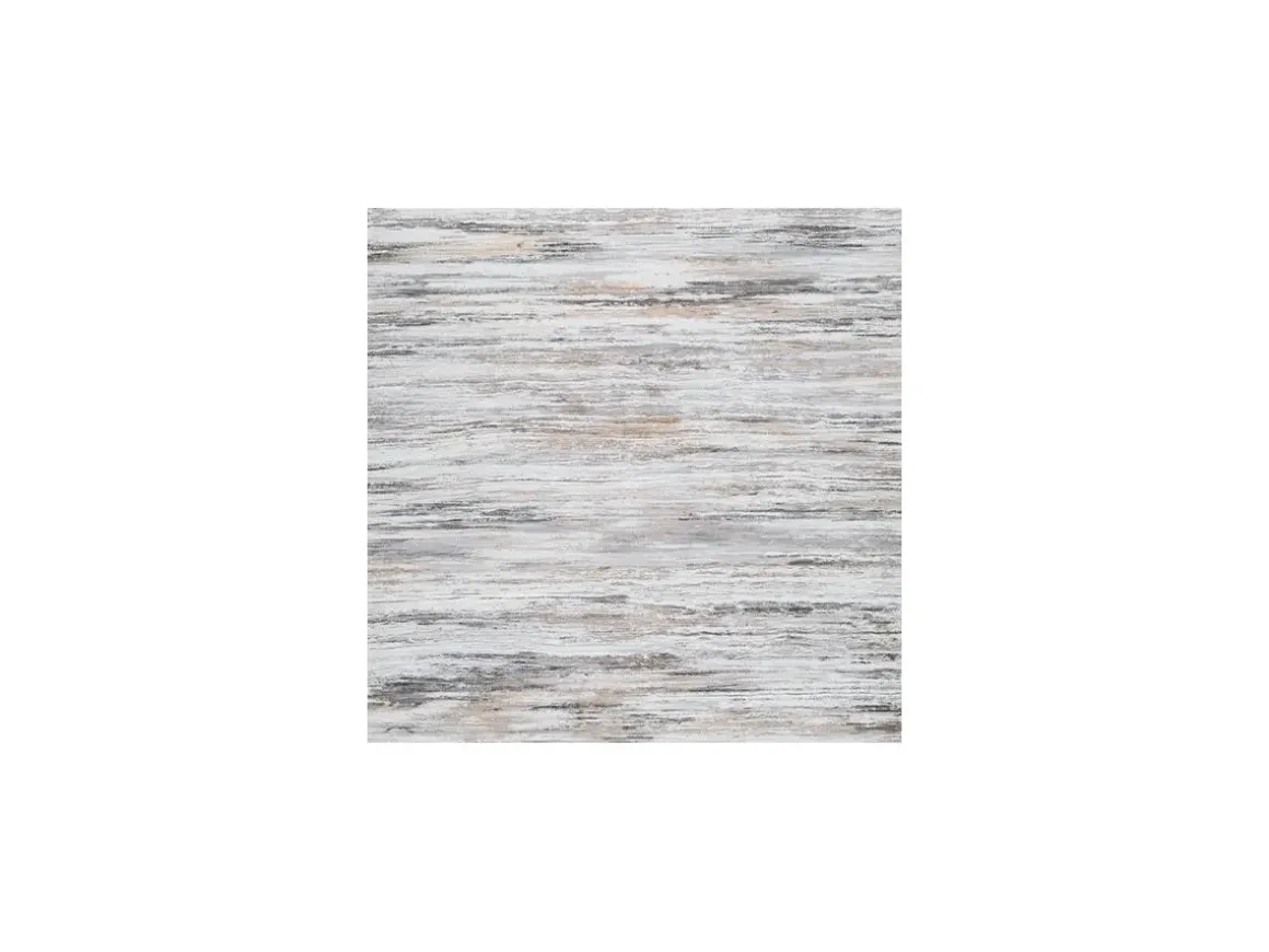 Nace Abstract Rug In Gray/Taupe/White, 5’ X 7’